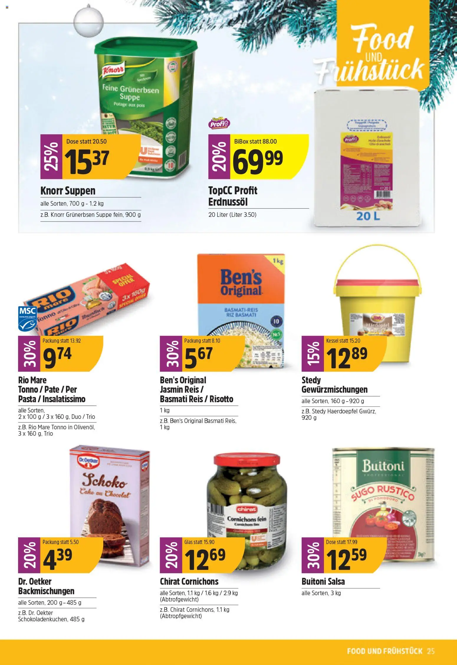 TopCC Aktionen – gültig ab 24.11.2025 | Seite: 25 | Produkte: Basmatireis, Strunová sekačka, Reis, Kessel