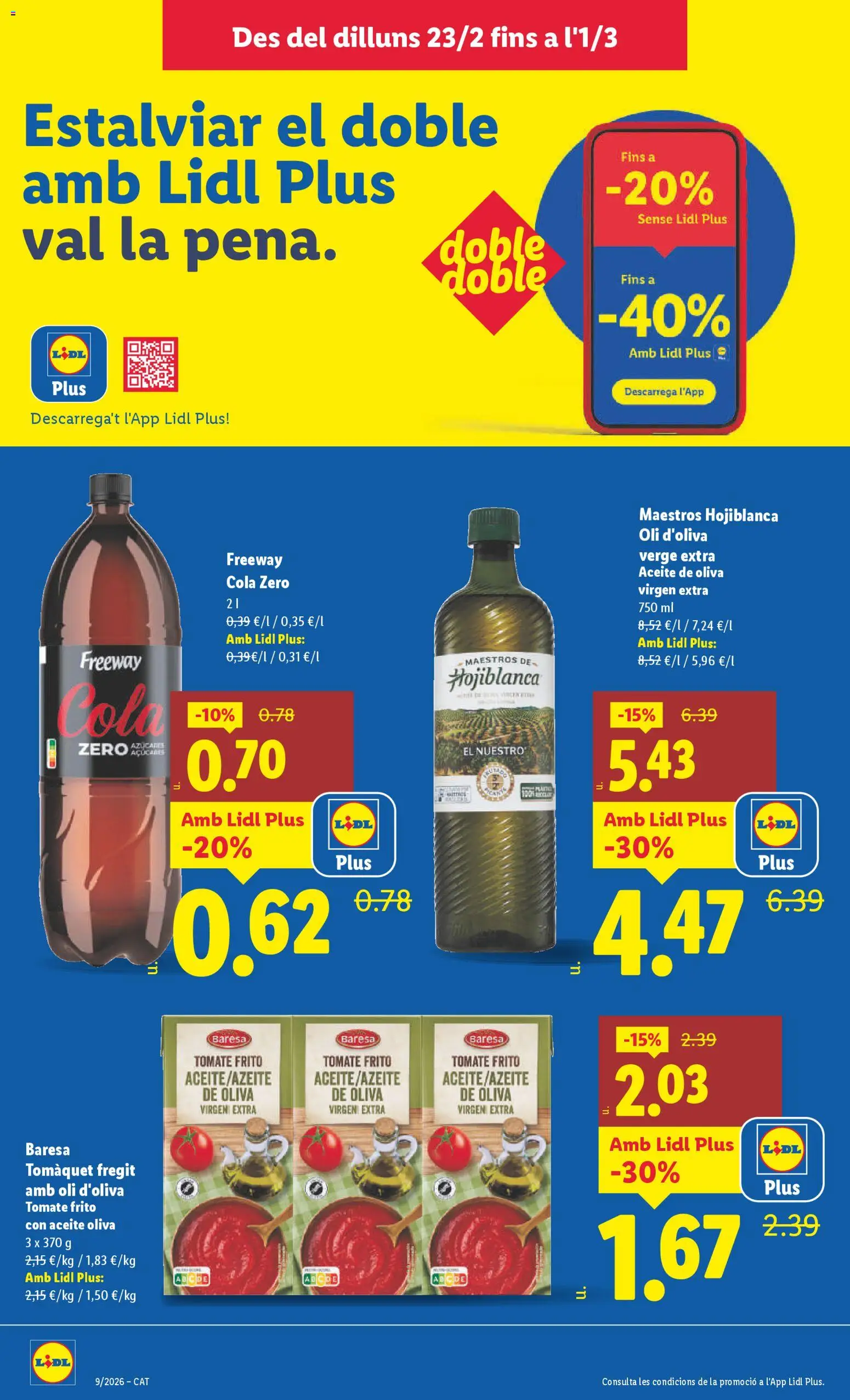Lidl folleto │ válido desde el 23.02.2026 | Página: 10 | Productos: Aceite, Aceite de oliva, Aceite de oliva virgen extra