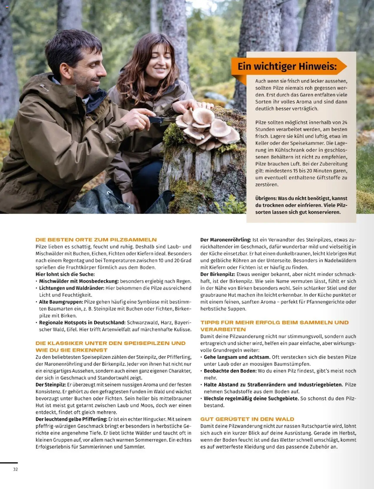 Sport2000 Prospekt Dein Outdoor Magazin  – gültig ab 01.10.2025 | Seite: 32 | Produkte: Küche, Kühlschrank, Hut