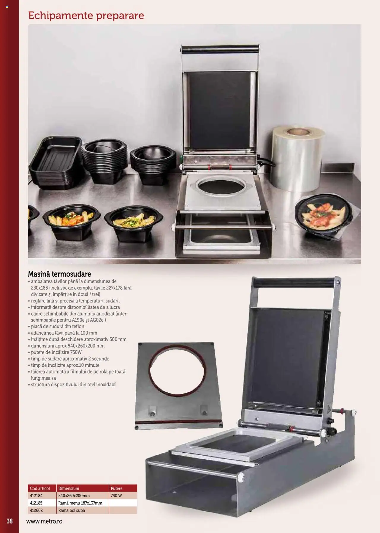 Noul catalog Metro – valabil de la 17.09.2025 | Pagină: 38 | Produse: Bol