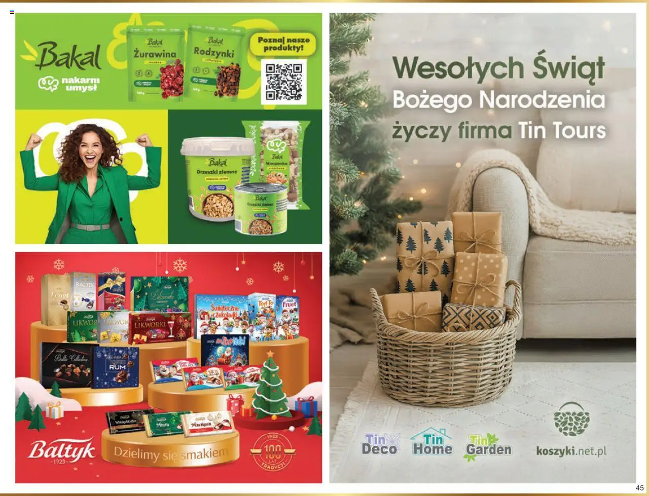 Makro Gazetka - Świat prezentów od 06.10.2025 | Strona: 45 | Produkty: Fuet, Żurawina, Orzeszki ziemne, Rodzynki