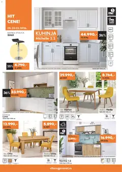 Vitorog akcija  - pregled Vitorog kataloga - važi od 05.02.2026 | Strana: 8 | Proizvode: Sto, Stolica, Kuhinja, Barska stolica