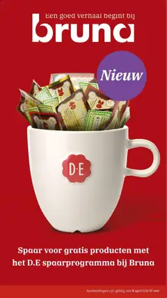 Bruna folder - Jouw koffiemoment begint hier - Voorbeeld van een folder van Bruna, geldig van 08.04.2026