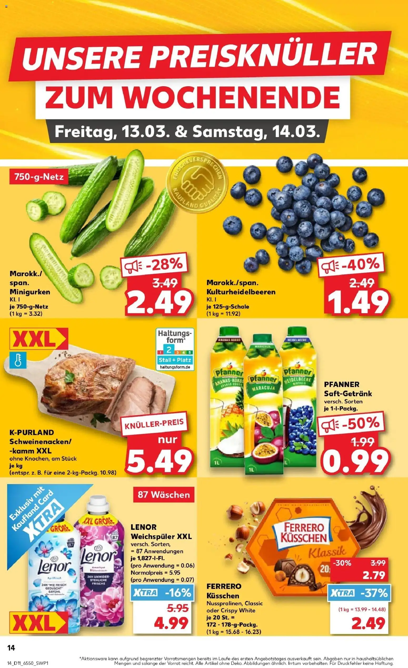 Kaufland Prospekt Barsinghausen	 – gültig ab 09.03.2026 | Seite: 26 | Produkte: Lenor, Weichspüler