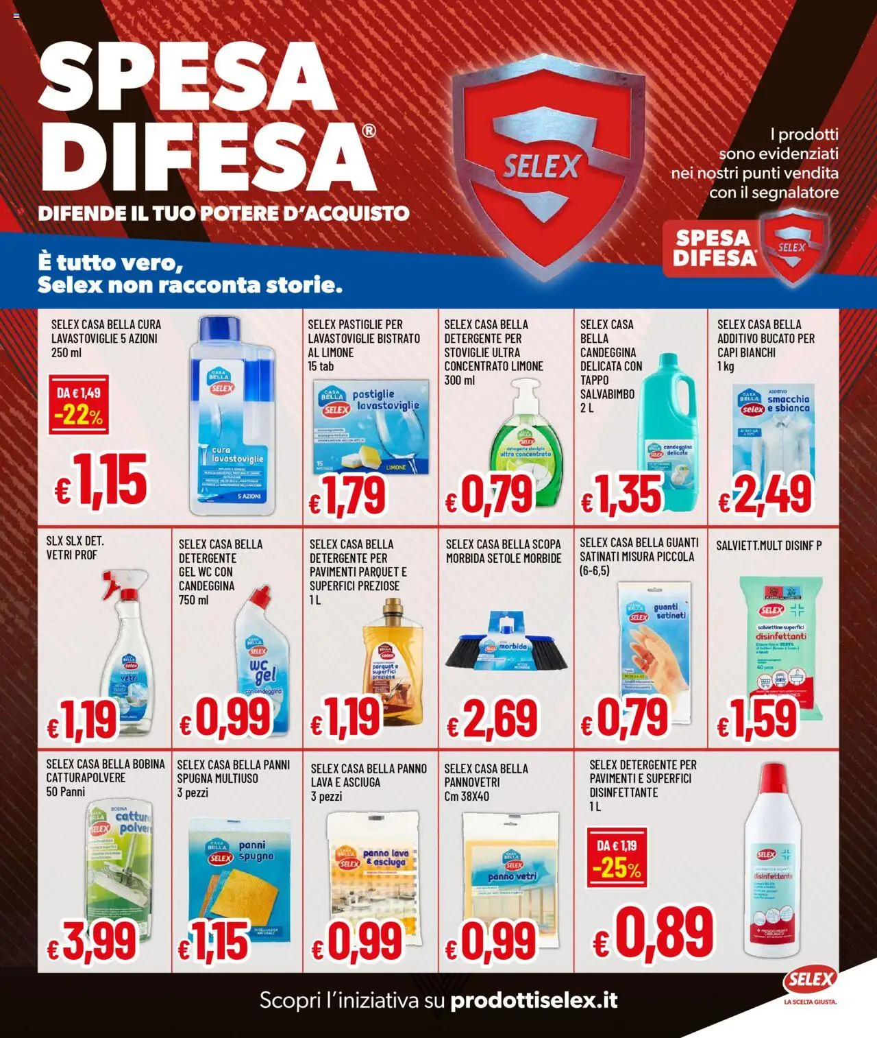 Volantino Galassia del 02.10.2025 | Pagina: 19 | Prodotti: Spugna, Limone, Lavastoviglie, WC