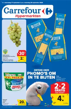 Carrefour folder week 38 - Voorbeeld van een folder van Carrefour, geldig van 17.09.2025