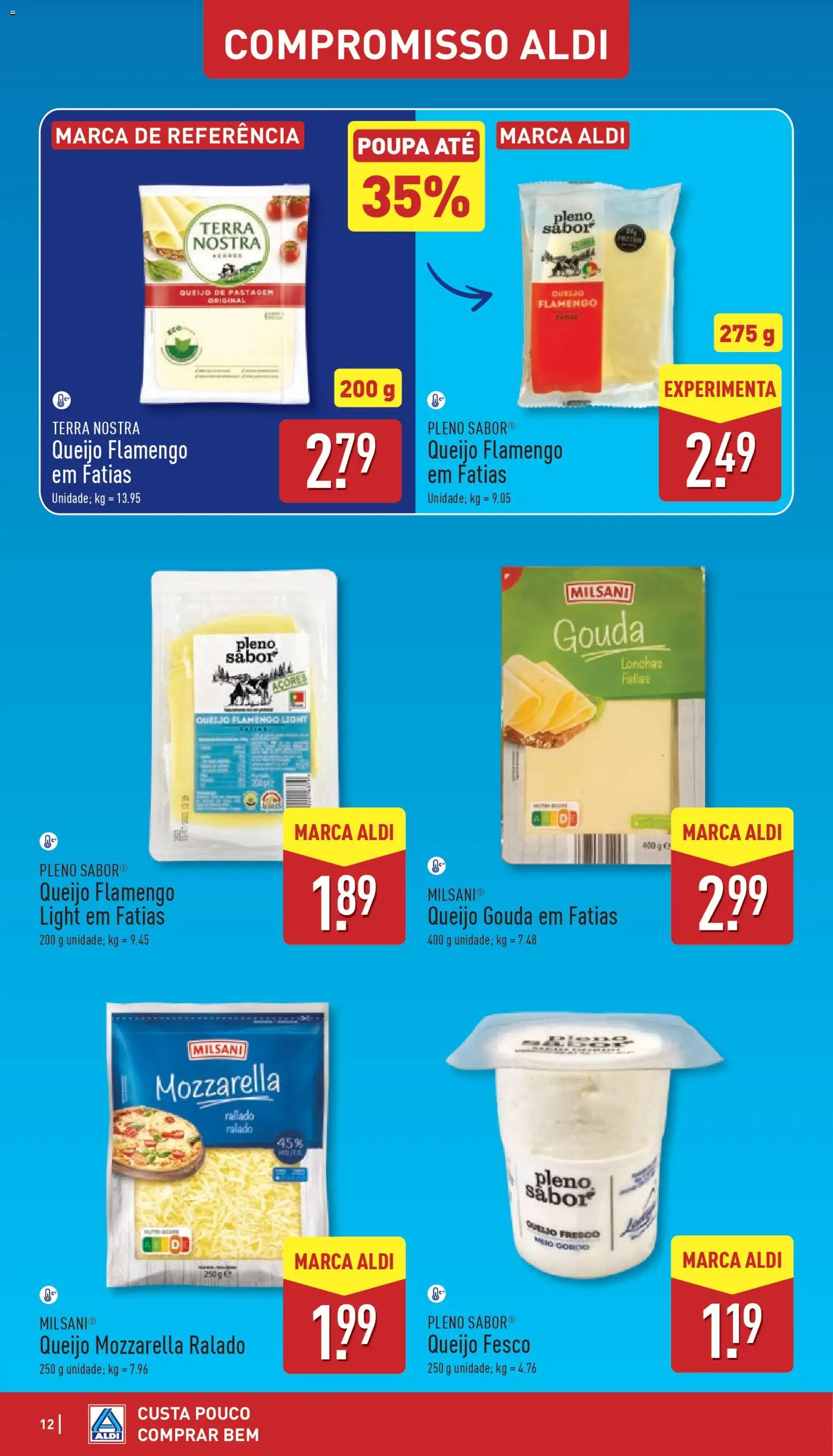 Aldi folheto │ válido de 05.01.2026 | Página: 12 | Produtos: Queijo