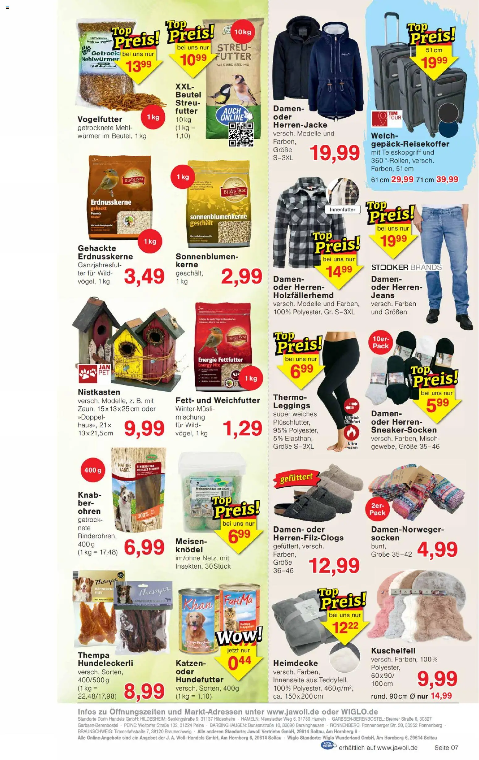 Wiglo Wunderland Prospekt – gültig ab 23.02.2026 | Seite: 11 | Produkte: Mehl, Energy, Leggings, Jeans