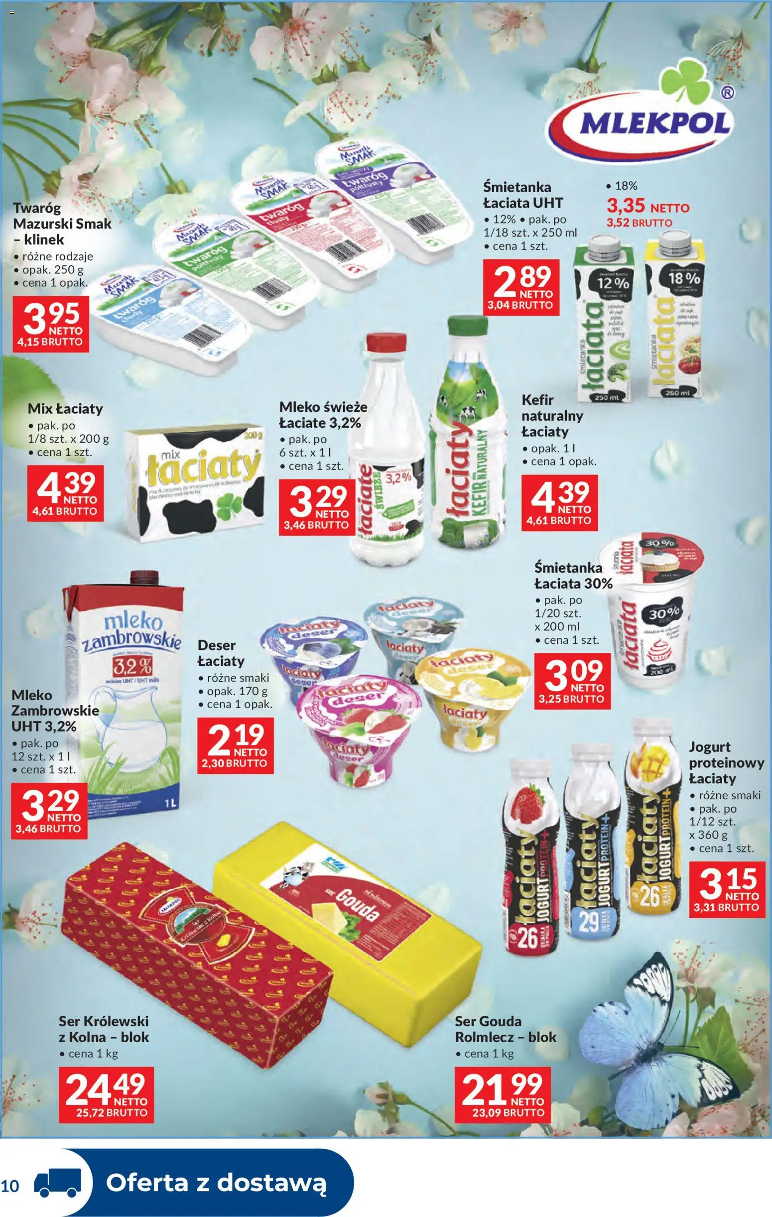 Makro gazetka - Dystrybucja do sklepów od 07.04.2026 | Strona: 10 | Produkty: Kefir naturalny, Ser, Jogurt, Twaróg