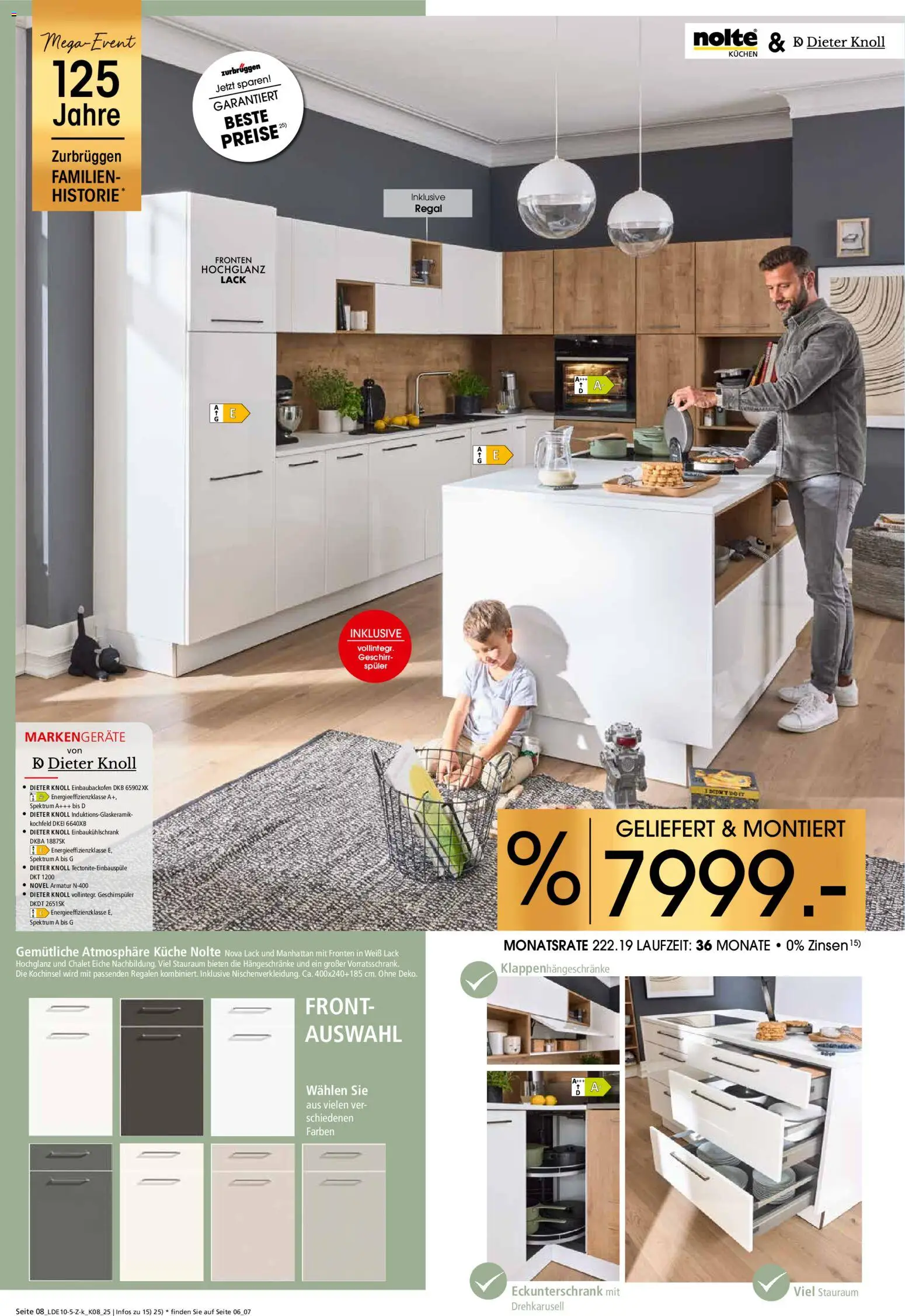 Zurbrüggen Küchen für Ihr Zuhause – gültig ab 08.11.2025 | Seite: 8 | Produkte: Regal, Kochfeld, Armatur, Kuchen