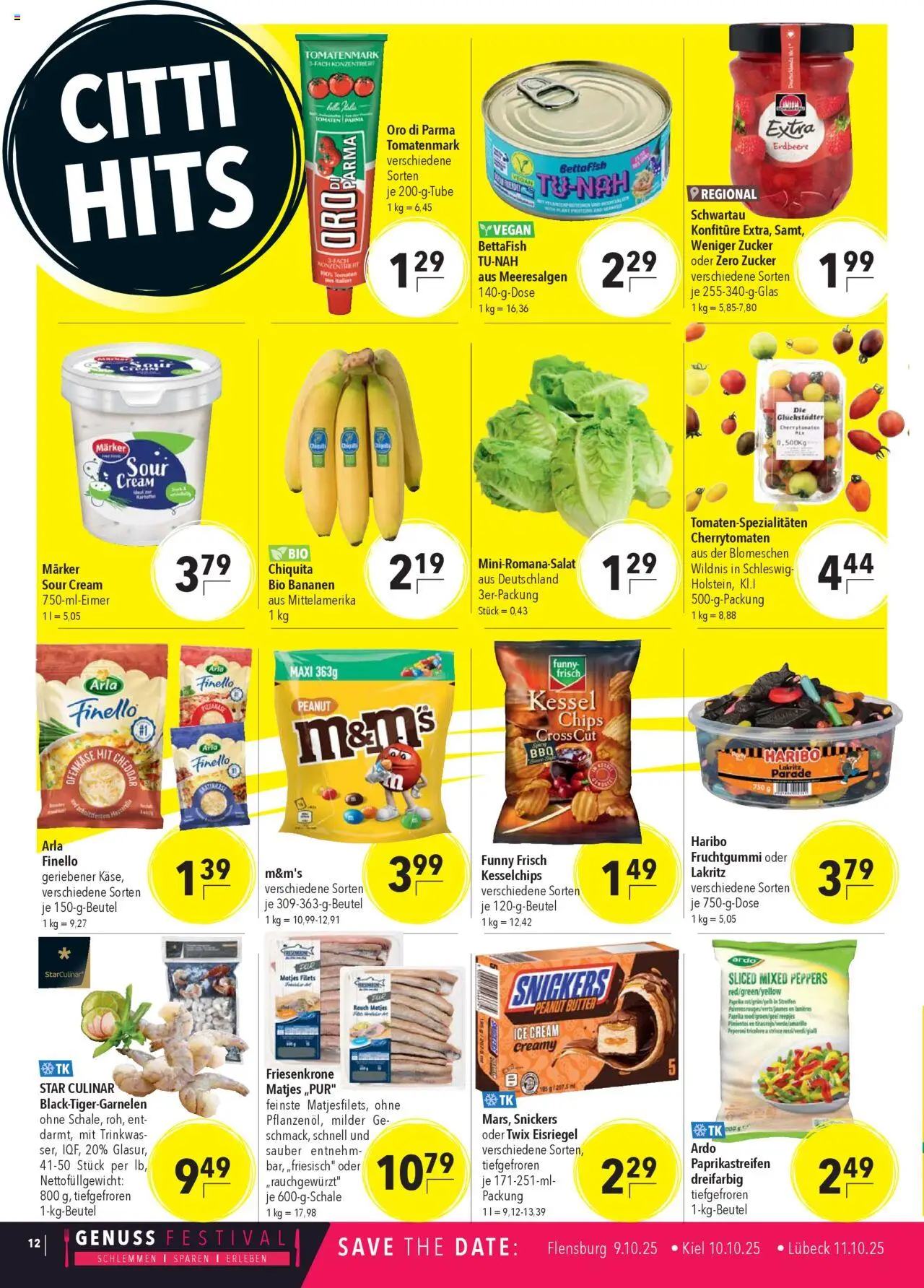 CITTI Markt Prospekt 	 – gültig ab 17.09.2025 | Seite: 14 | Produkte: Oro di parma, Paprika, Zucker, Chips