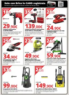 Volantino Brico io del 31.07.2025 | Pagina: 7 | Prodotti: Spazzola, Cavo, Smerigliatrice, Batterie