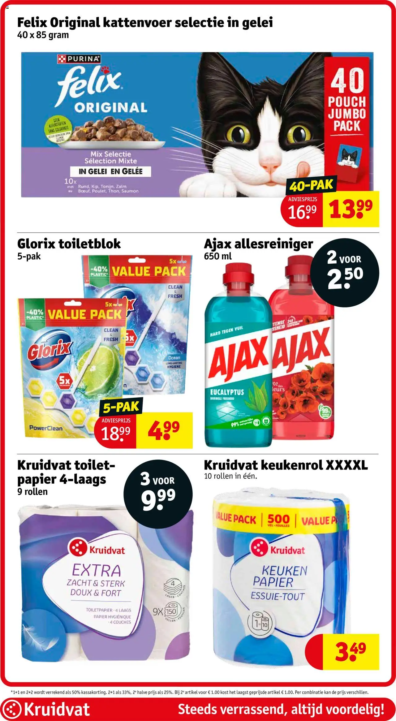  | Pagina: 102 | Producten: Kan, Zalm, Allesreiniger, Ciabatta