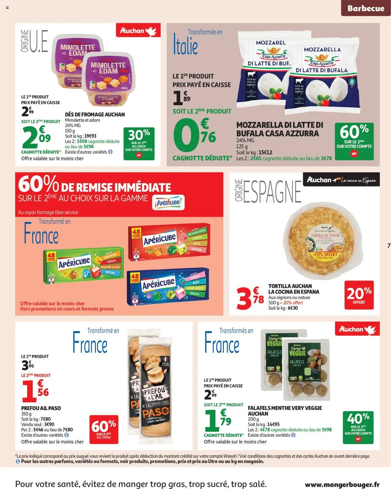  | Page: 7 | Produits: Menthe, Ail, Mozzarella, Noix
