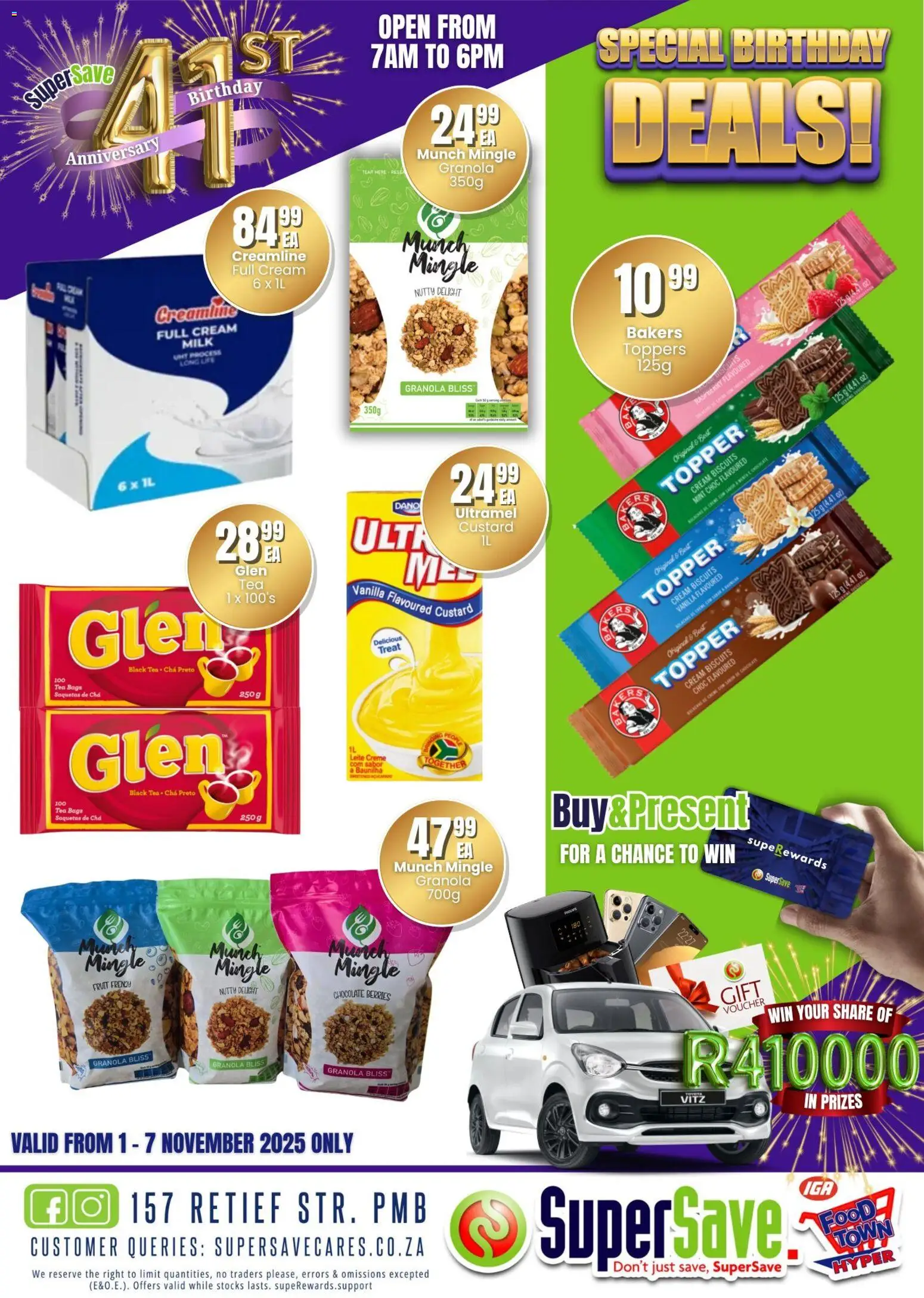 New Super Save catalogue – valid from 31.10.2025 | Page: 70 | Products: Custard, Tea, Cream, Fruit