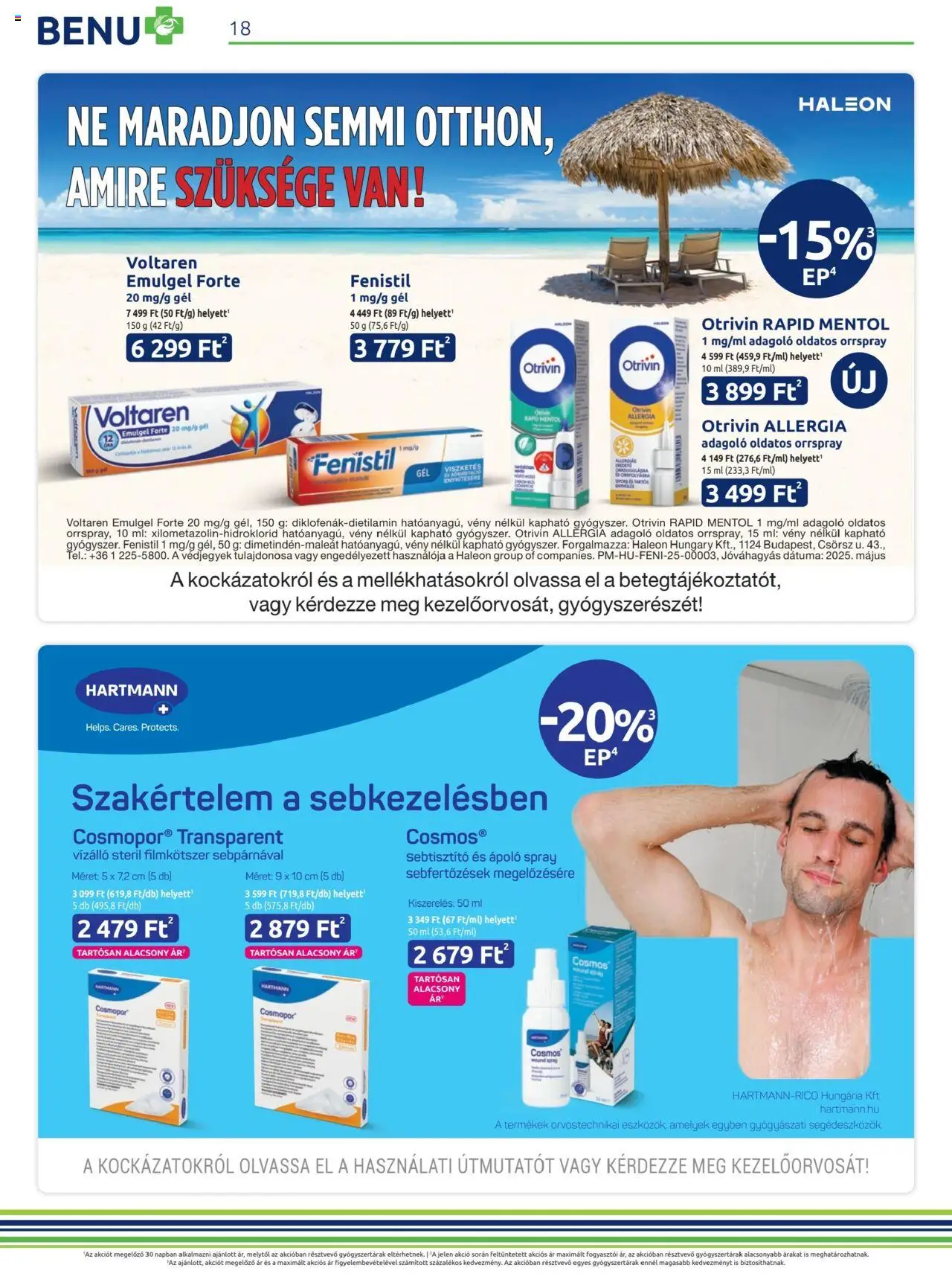 BENU Gyógyszertárak akciós ujság - amely érvényes a következő dátumtól: 01.07.2025 | Oldal: 18 | Termékek: Bor