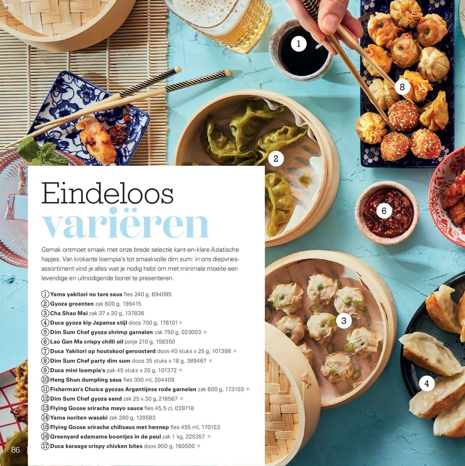 {H1} | Pagina: 86 | Producten: Zak, Saus, Kip, Groenten