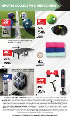 Carrefour - Prévisualisation de Carrefour L'univers du sport et des loisirs valide à partir de 07.04.2026 | Page: 8 | Produits: Base, Table, Ballon de football, Livre