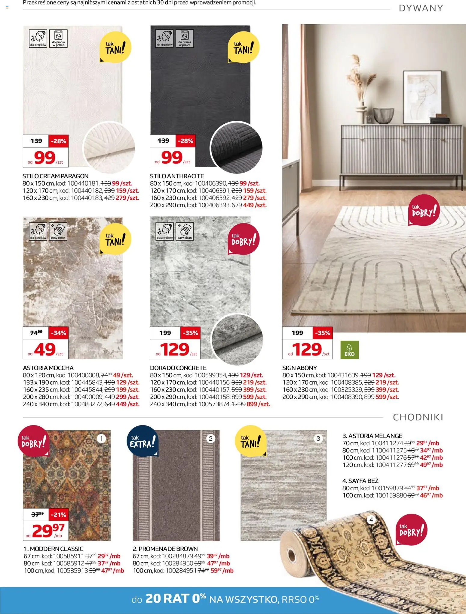 Komfort Gazetka od 07.01.2026 | Strona: 33 | Produkty: Dywany
