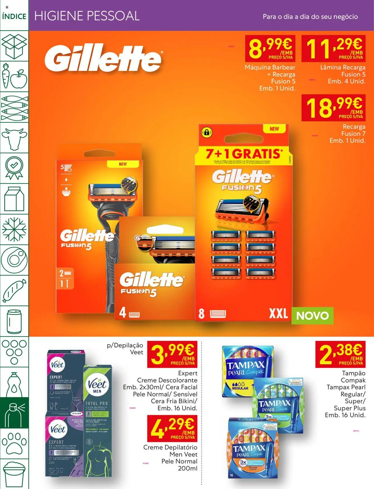 Recheio folheto │ válido de 19.08.2025 | Página: 44 | Produtos: Cera fria, Cera, Descolorante, Creme