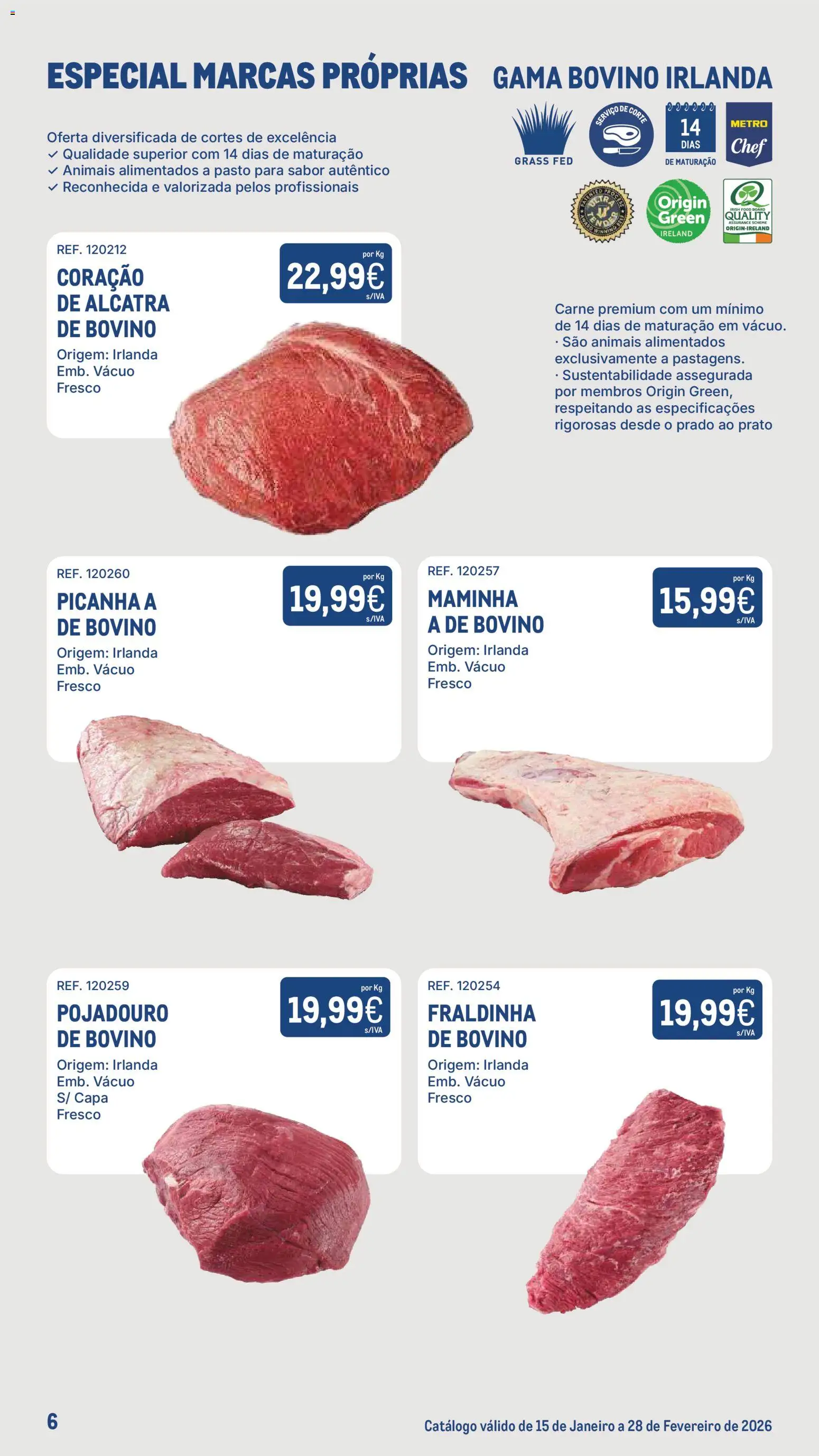 Makro Especial Marcas Próprias  │ válido de 15.01.2026 | Página: 6 | Produtos: Carne