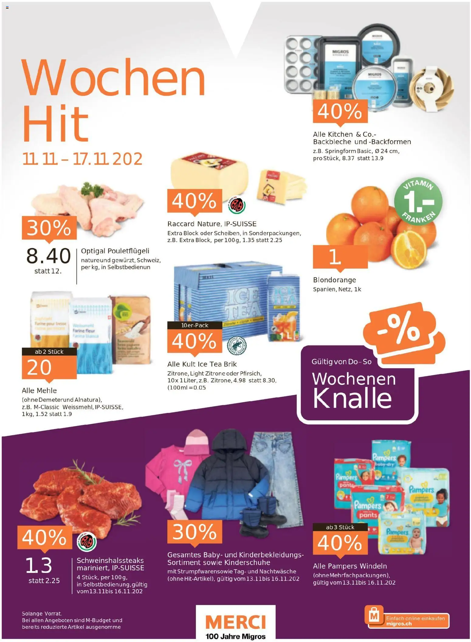 Migros Magazin – gültig ab 10.11.2025 | Seite: 64 | Produkte: Zitrone, Pampers