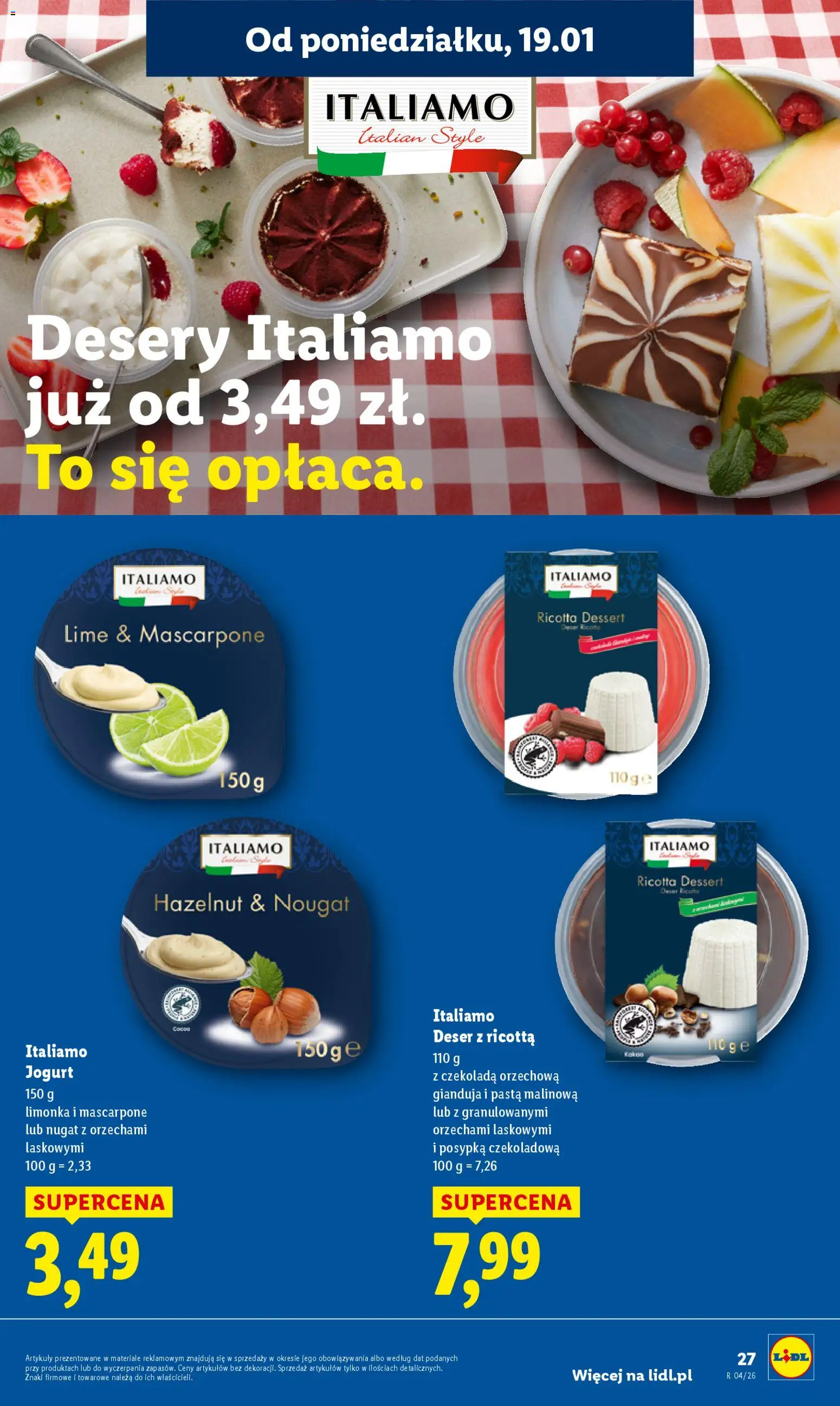 Lidl Gazetka od 19.01.2026 | Strona: 27