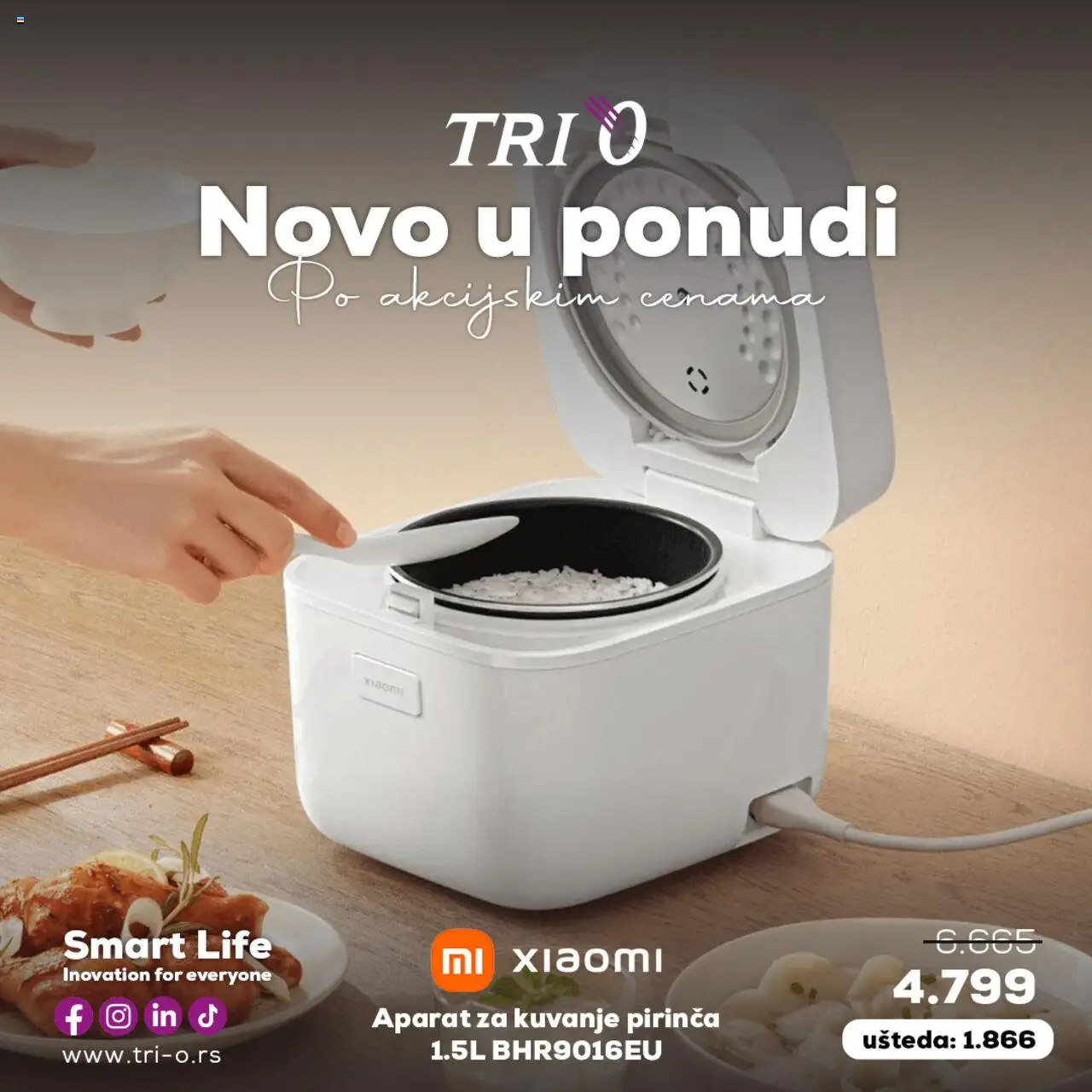 Tri O katalog - važi od 18.10.2025 | Strana: 9 | Proizvode: Xiaomi, Aparat za kuvanje