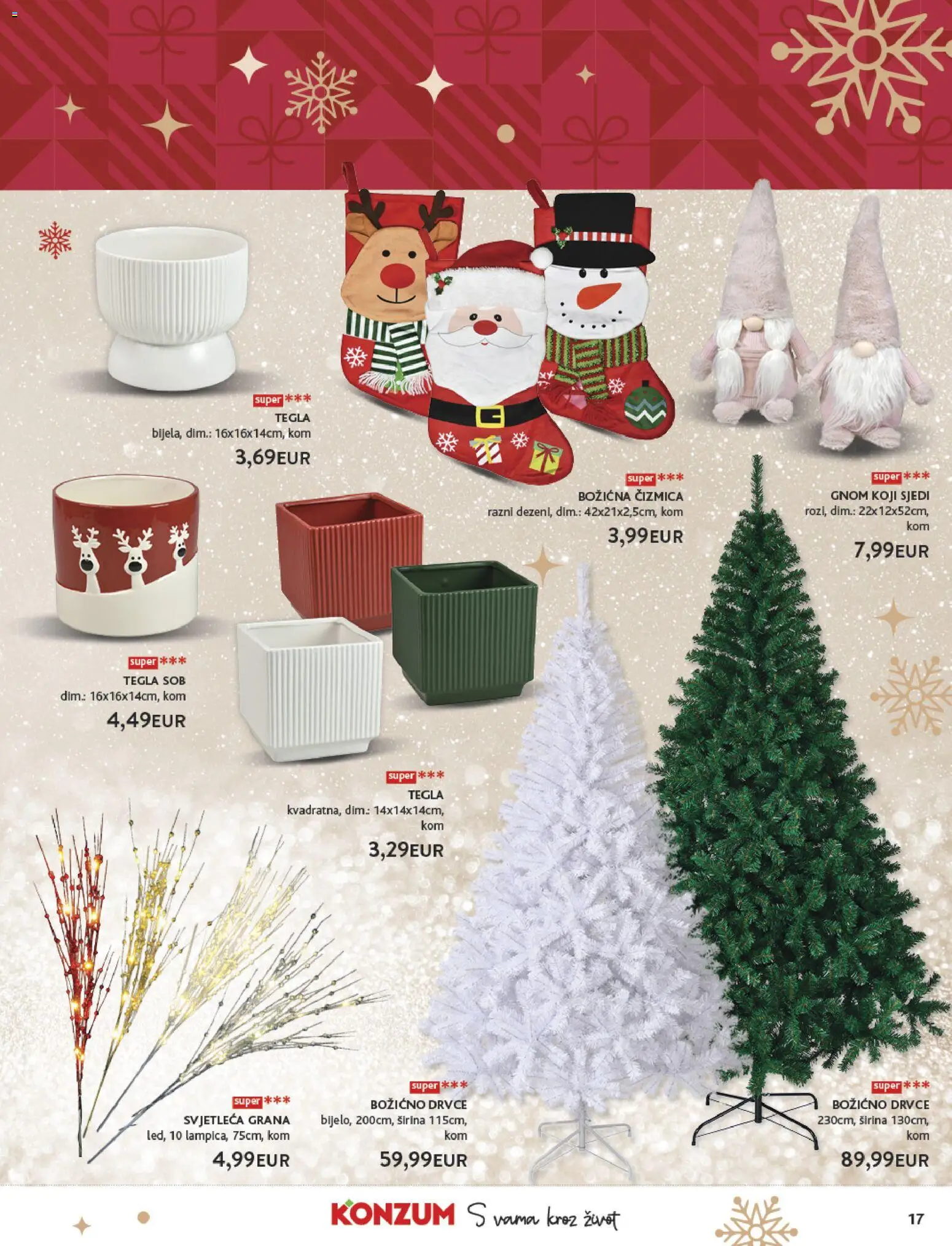 Konzum HR akciós ujság - amely érvényes a következő dátumtól: 24.11.2025 | Oldal: 17