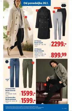 Esmara Men Muške farmerke, Muške farmerke, veličine: 48-56 (32/32-40/32) - pregled Lidl kataloga - važi od 22.01.2026 | Strana: 67