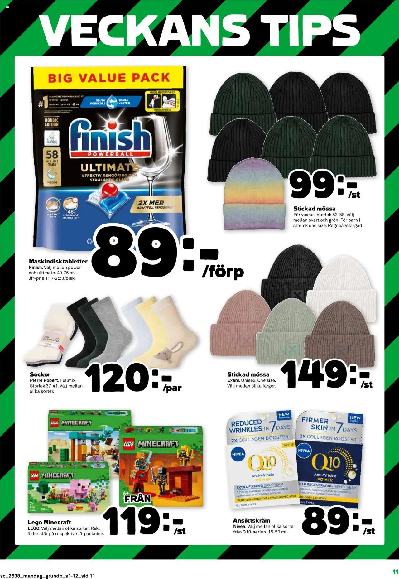Coop Forum reklamblad aktuell från 15.09.2025 | Sida: 11 | Produkter: Ansiktskräm, Mössa