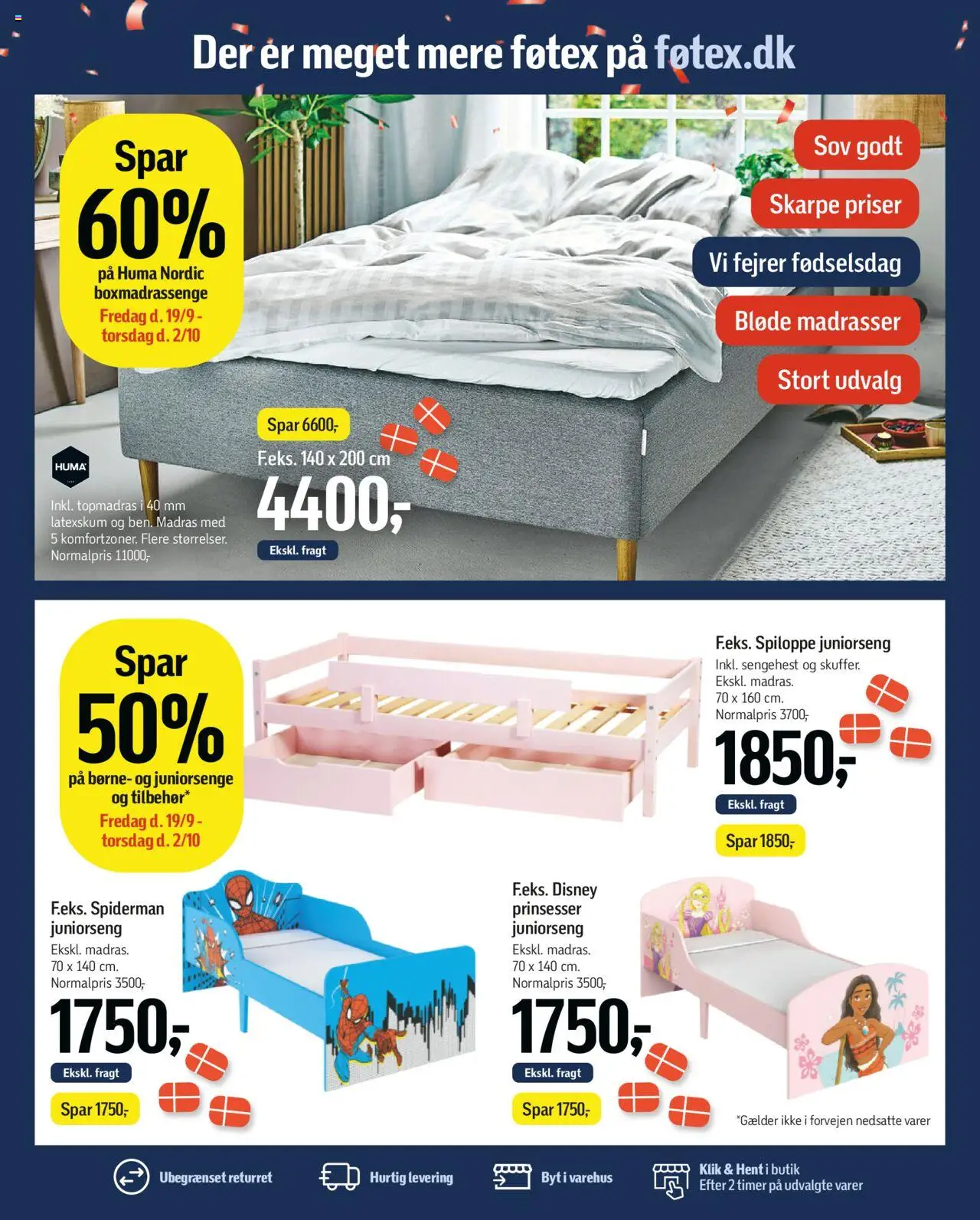 Føtex tilbudsavis – gyldig fra 19.09.2025 | Side: 78 | Produkter: Madras