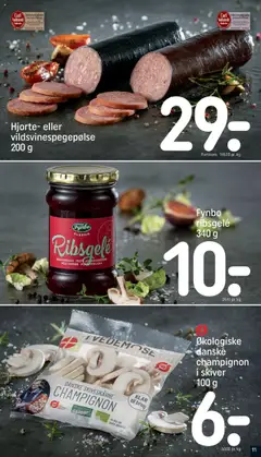 Økologiske danske champignon i skiver, Økologiske danske champignon i skiver 100 g gyldig fra 12.10.2025 | Side: 11