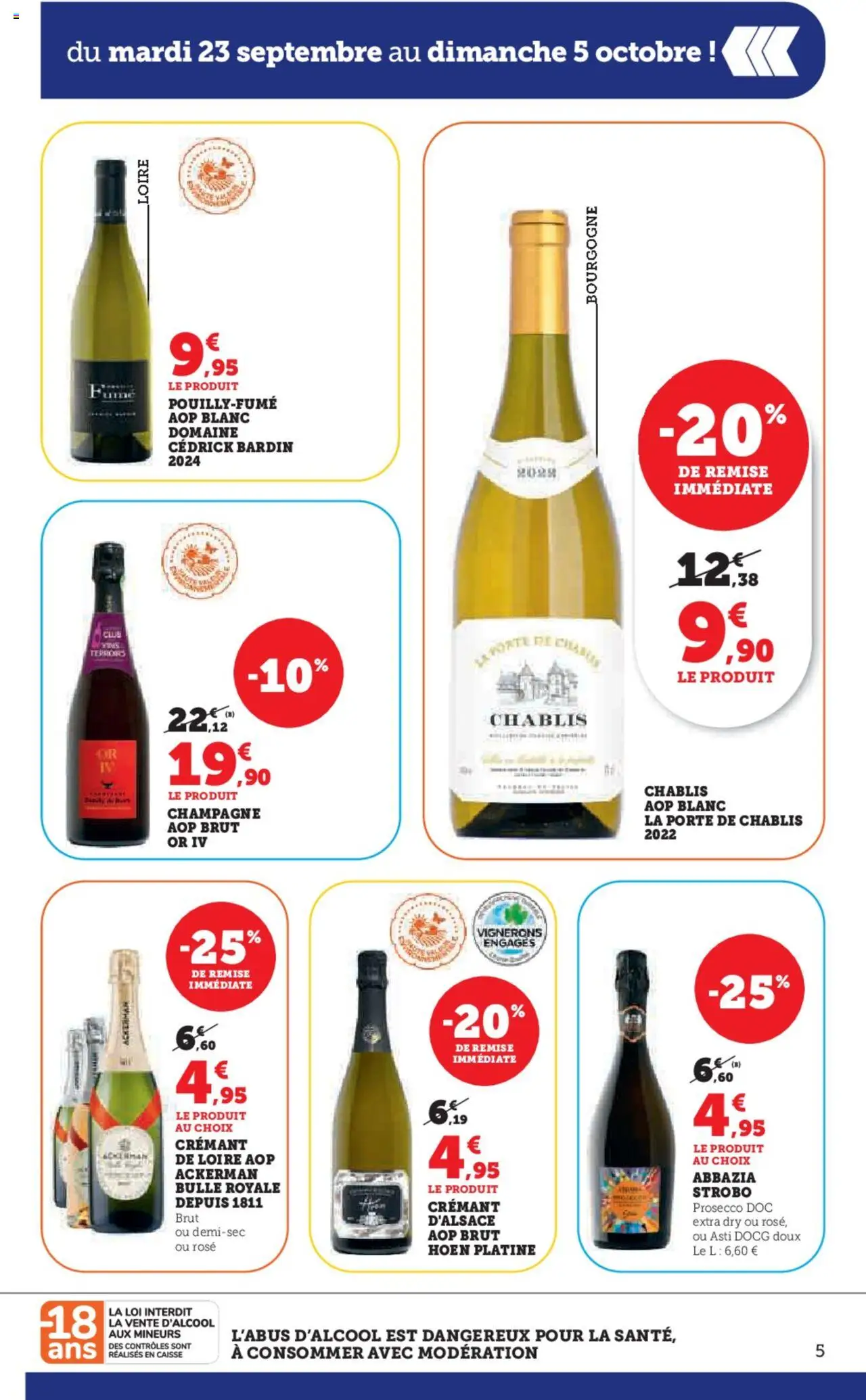  | Page: 5 | Produits: Porte, Champagne, Crémant, Prosecco