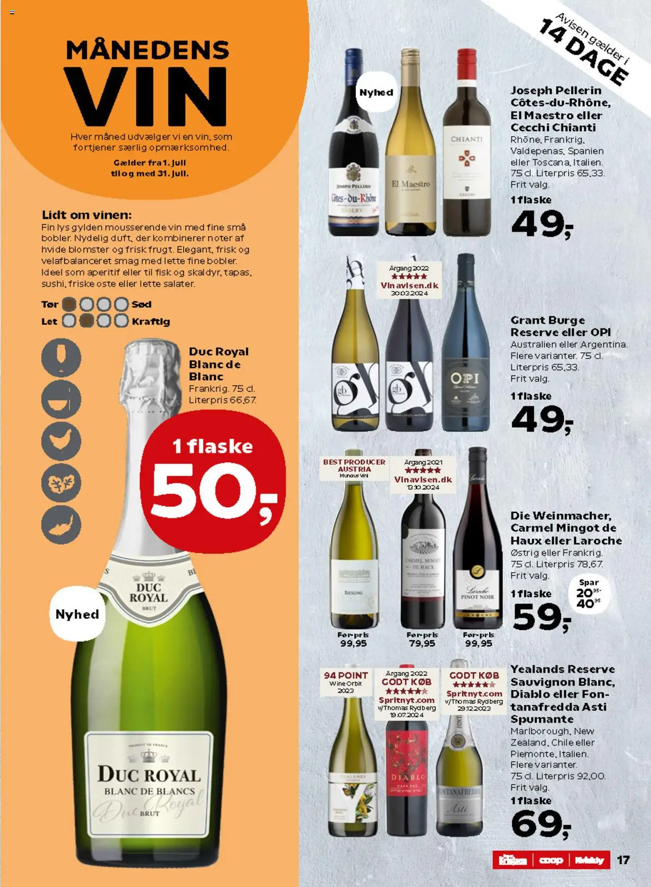 Kvickly Tilbudsavis gyldig fra 04.07.2025 | Side: 19 | Produkter: Vin, Fisk, Søm