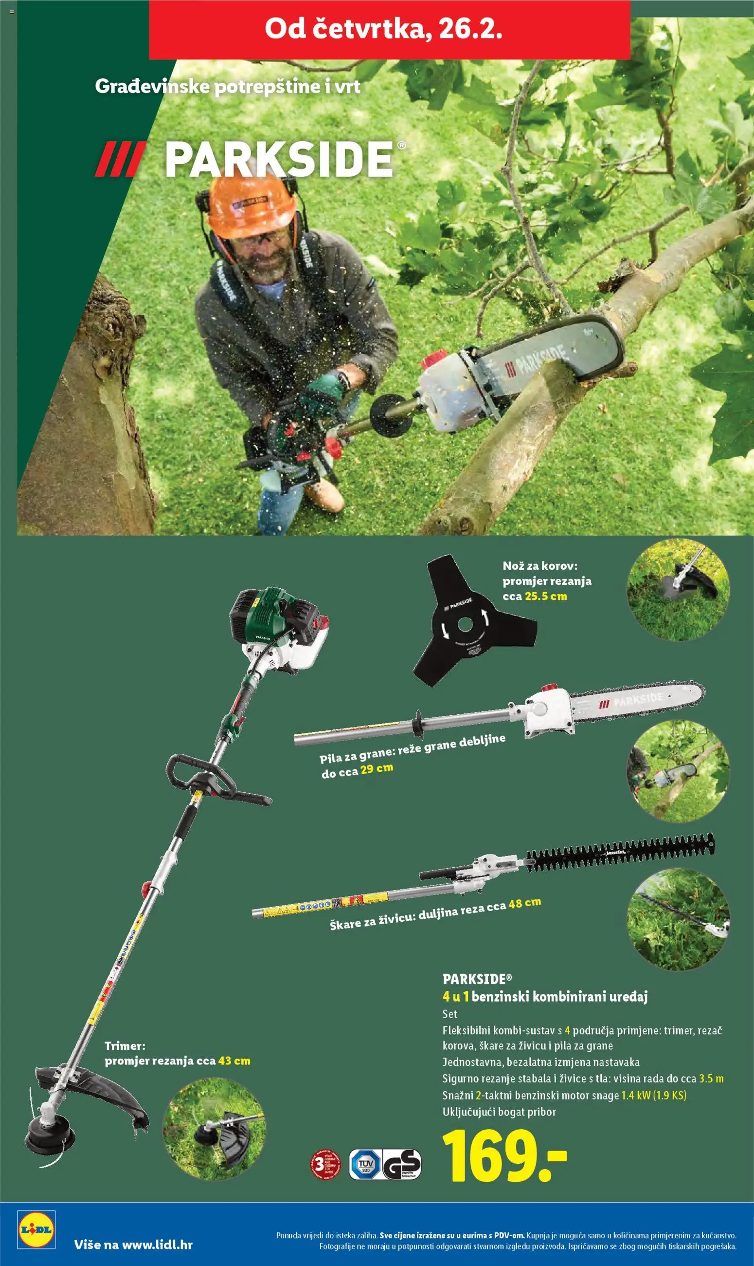 Lidl katalog | vrijedi od 23.02.2026 | Stranica: 36 | Proizvodi: Nož, Škare, Rezač, Parkside