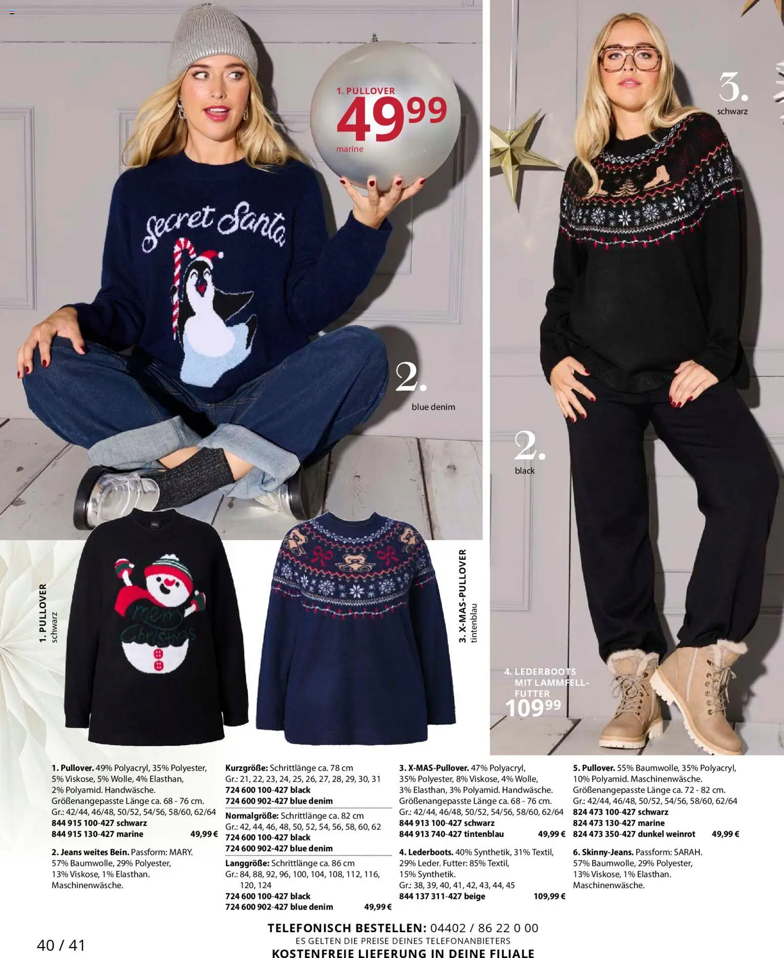 Ulla Popken Prospekt 	 – gültig ab 01.11.2025 | Seite: 40 | Produkte: Pullover, Jeans