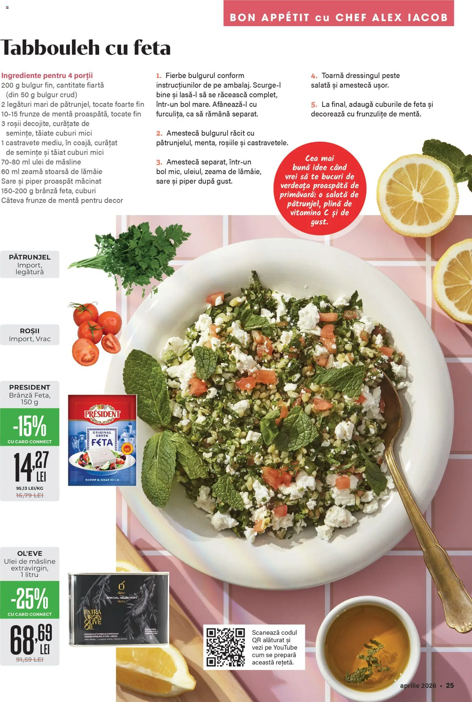 Noul catalog Mega Image – valabil de la 26.03.2026 | Pagină: 25 | Produse: Mici, Măsline, Brânză, Ulei