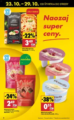 Biedronka leták platný od 23.10.2025 | Strana: 8 | Produkty: Pizza, Mozzarella, Jahody, Ovocie