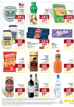 Billa Malý leták od 17.09.2025 | Strana: 3 | Produkty: Tarapaca, Těstoviny, Tvaroh, Nescafé