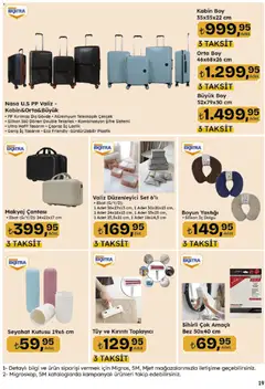 08.01.2026 tarihinden itibaren geçerli olan Migros kataloğu önizlemesi | Sayfa: 103 | Ürünler: Makyaj çantası, Lastik, Makyaj