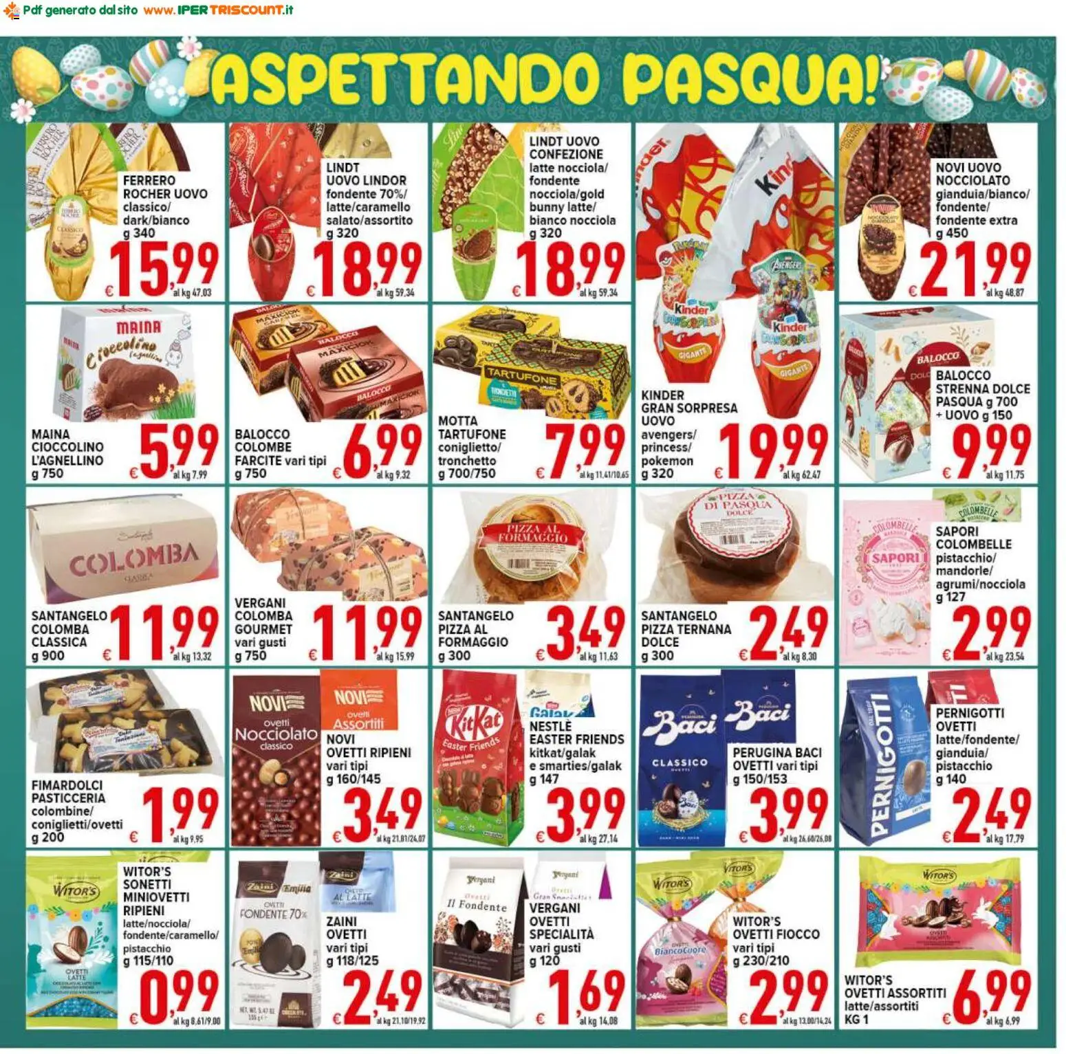 Volantino Ipertriscount del 17.03.2026 | Pagina: 5 | Prodotti: Pizza, Latte, Formaggio