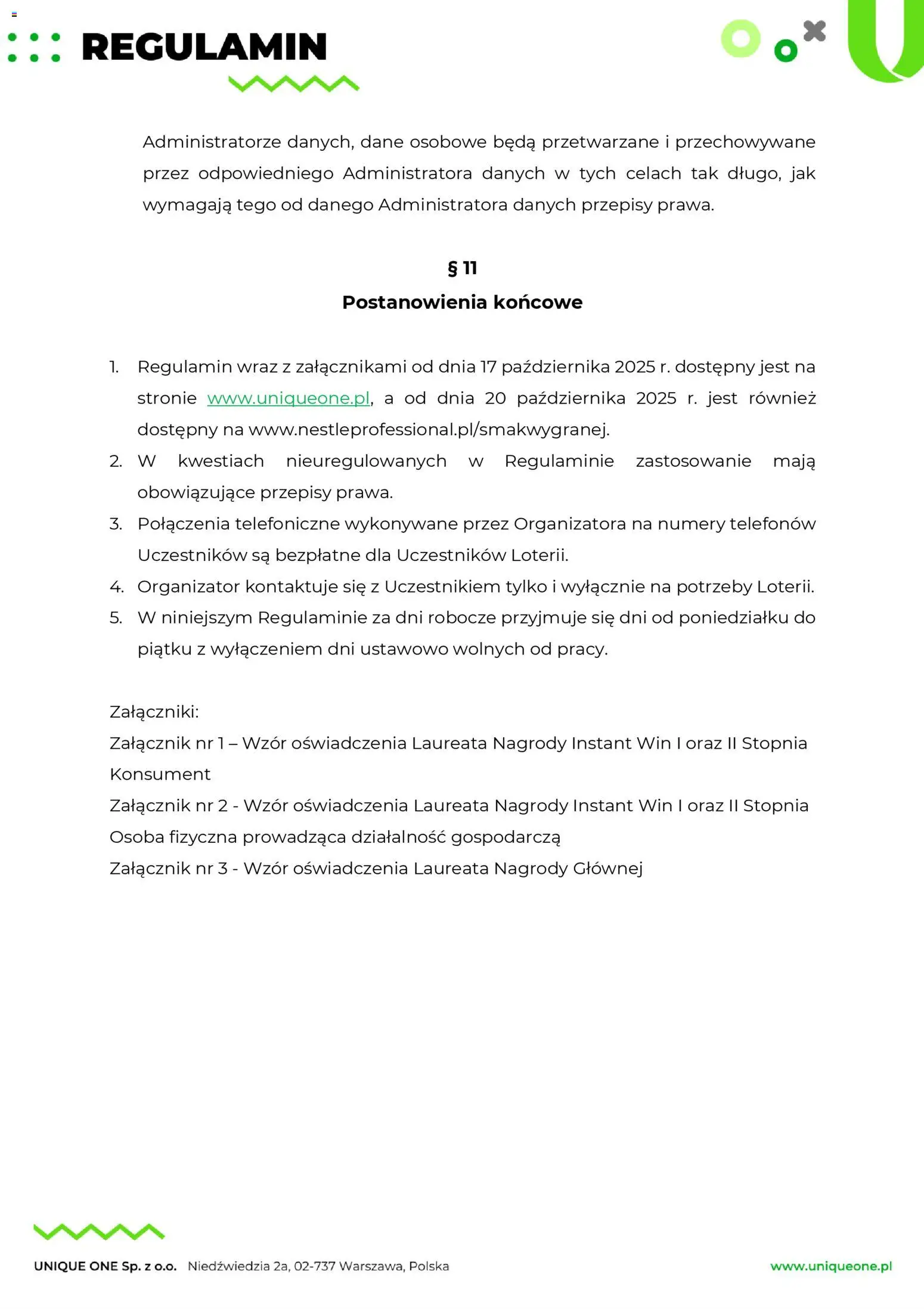 Makro Gazetka - Regulamin loterii Poczuj doskonały smak wygranej od 17.10.2025 | Strona: 23
