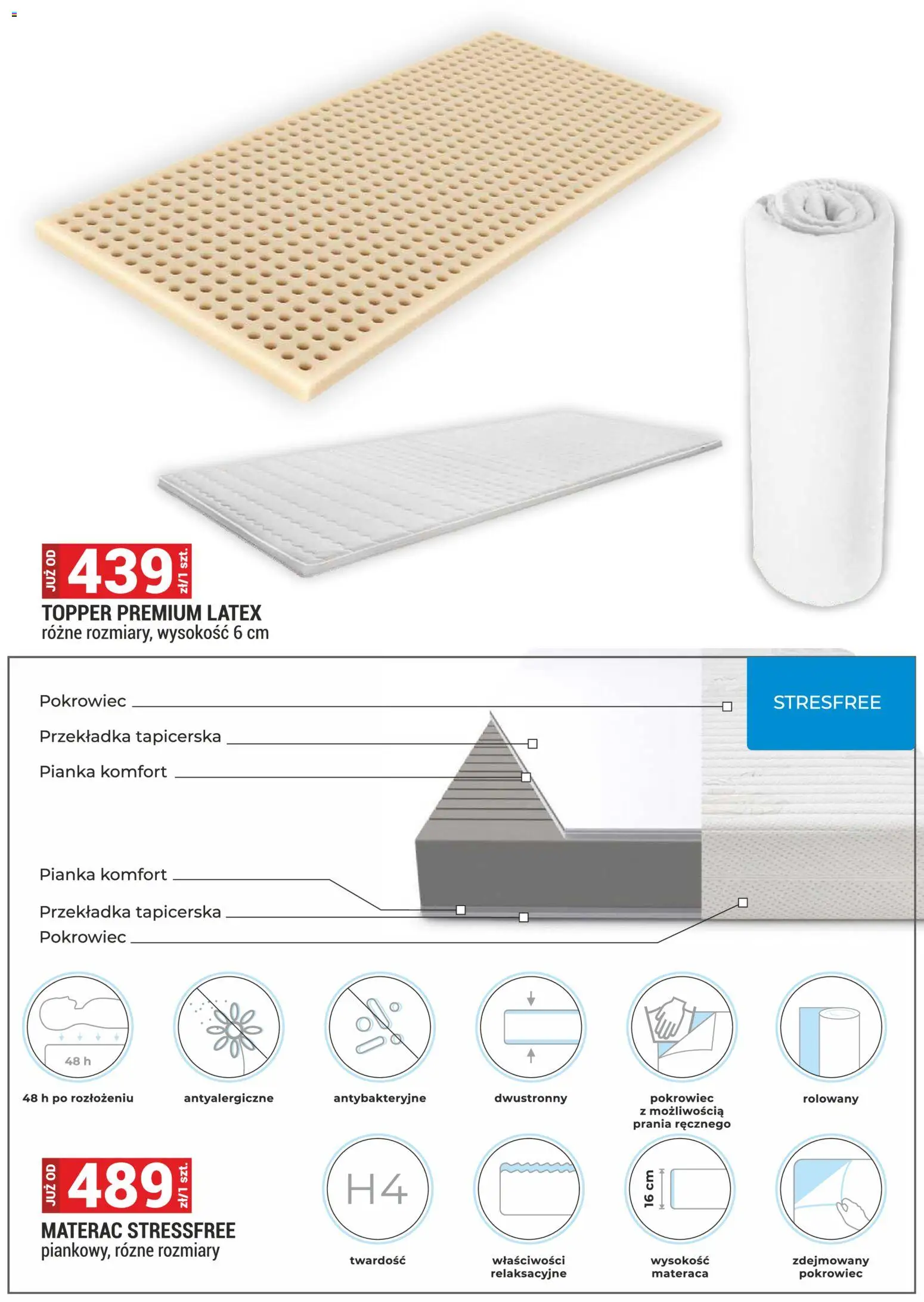 Merkury Market Gazetka - Meble, Wypoczynki, Materace od 01.03.2026 | Strona: 41 | Produkty: Materac