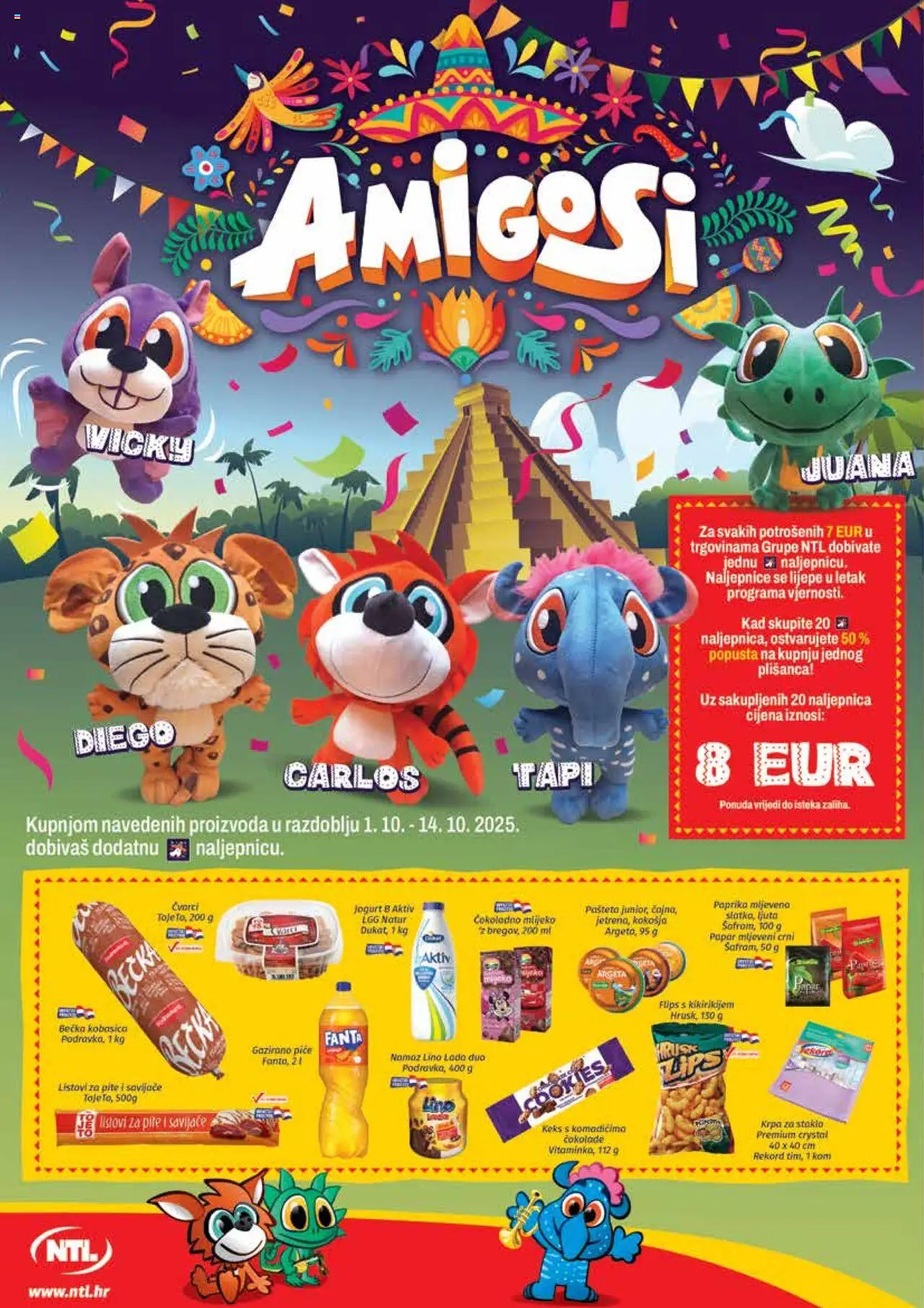 NTL katalog | vrijedi od 01.10.2025 | Stranica: 4 | Proizvodi: Jogurt, Keks, Pašteta, Kobasica