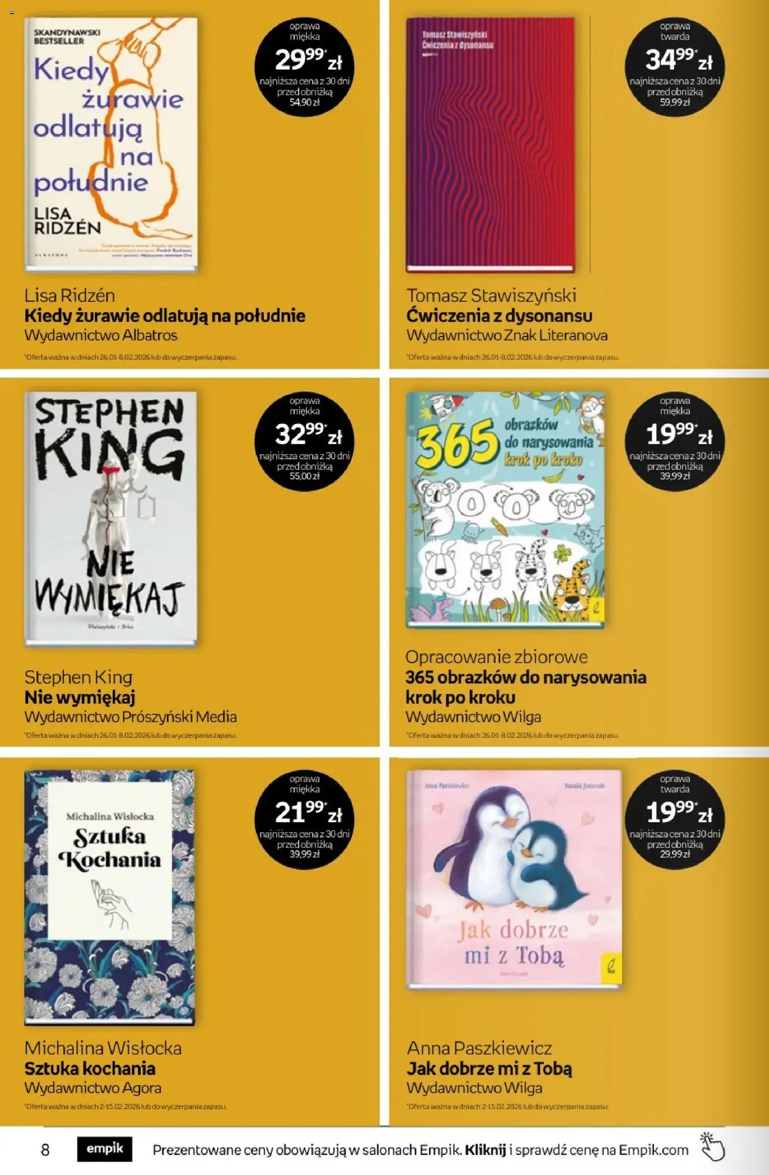 Empik promocje - Tom kultury Książki od 28.01.2026 | Strona: 8