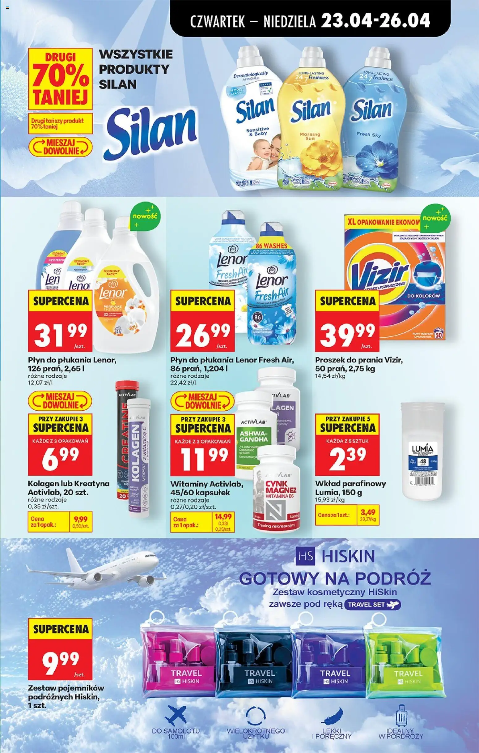 Biedronka Polsko leták - Codziennie niskie ceny od 23.04.2026 | Strana: 85 | Produkty: Lenor, Kolagen, Silan