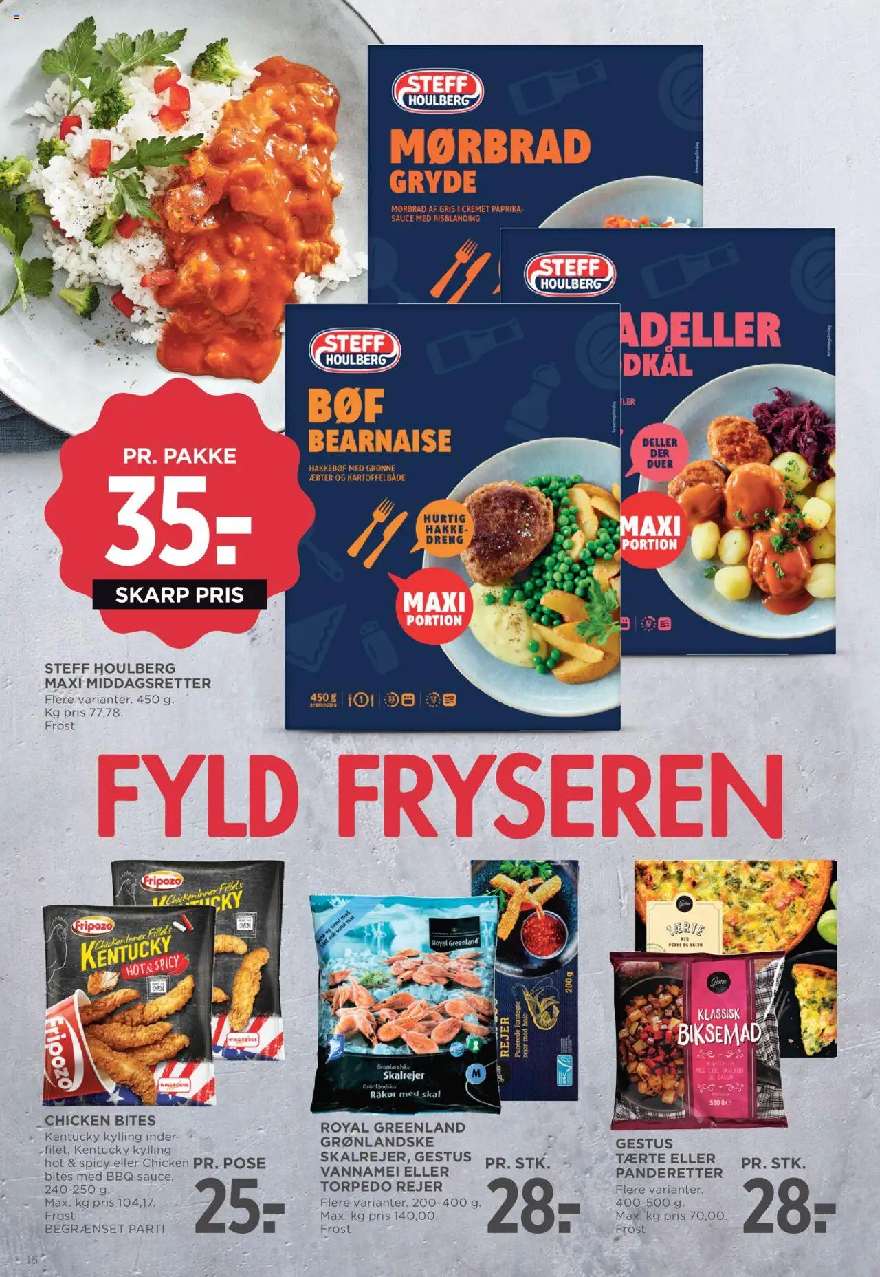Meny Tilbudsavis gyldig fra 08.08.2025 | Side: 30 | Produkter: Kartoffelbåde, Bacon, Ærter, Rejer