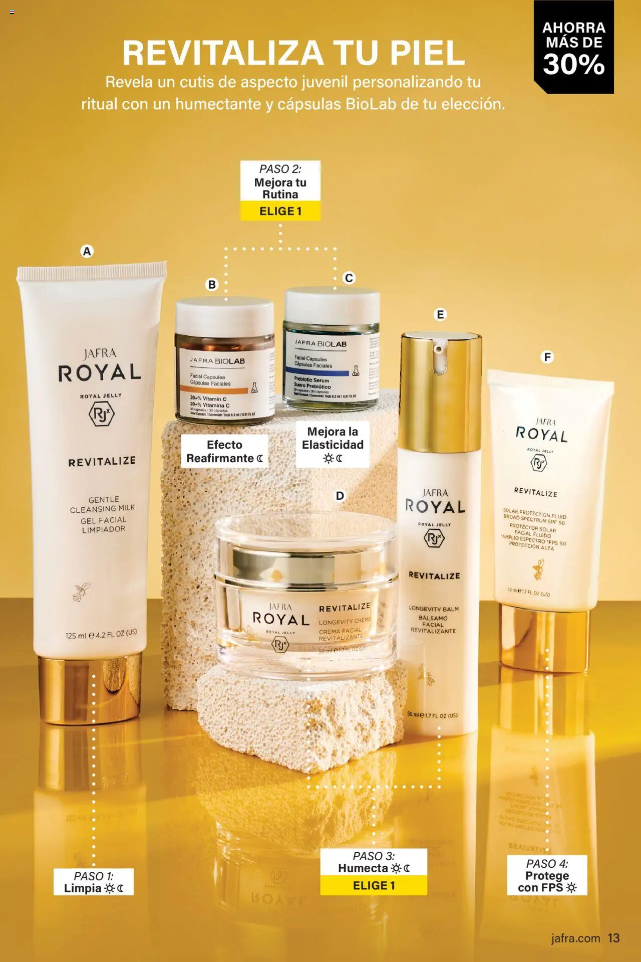 JAFRA folleto │ válido desde el 01.06.2025 | Página: 13 | Productos: Protector solar, Sérum, Crema facial, Crema