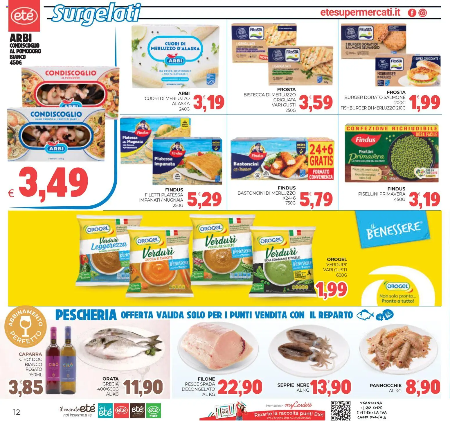 Volantino Eté del 27.02.2026 | Pagina: 12 | Prodotti: Tè, Verdure, Orata, Piselli